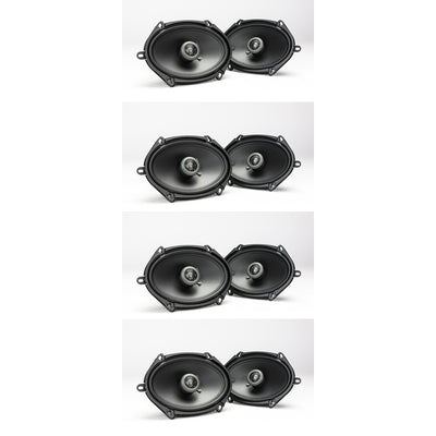 Maxxsonics FKB168 MB Quart Formula 5x7/6x8 Inch 2 Way Coaxial Speakers (4 Pack)