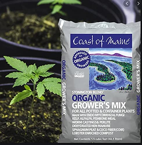Coast of Maine Stonington Blend Organic Growers Potting Soil Mix (10 Pack)