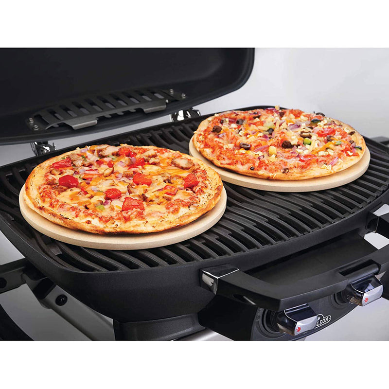 Napoleon 70000 10 Inch Personal Sized Pizza Baking Stone for Grill, Set of 2