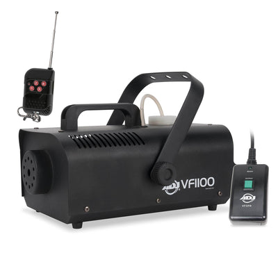 American DJ VF1100 850W 1 Liter Medium Size Mobile Smoke Fog Machine w/ Remotes