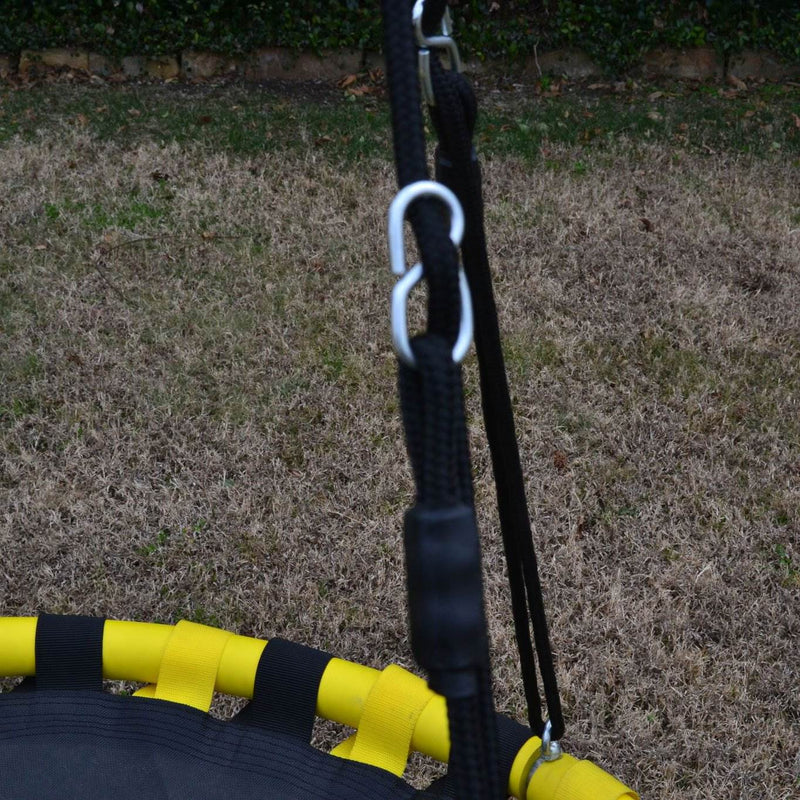 Jumpking JKBK-UFO Backyard 360 Degree Adjustable Height UFO Swing Set, Yellow
