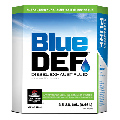 BlueDEF Diesel Exhaust Fluid Synthetic & Deionized Water 2.5 Gallon Jug (6 Pack)