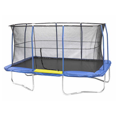 Jumpking JKRC1015BYC3 10 x 15-Ft Rectangular Trampoline and Enclosure Net Combo