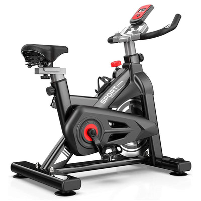 MBB Indoor Stationary Cycling Exercise Bike w/ Monitor & Tablet Mount (Used)