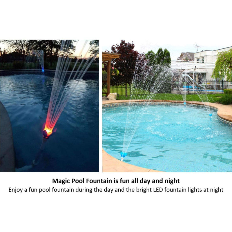 Pool Minder Inc Zak the Pool Minder Skimmer & Magic Pool Water Powered Fountain