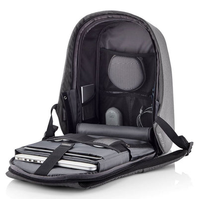 XD Design Anti Theft Travel Laptop Tablet Backpack w/  USB Port, Grey (Open Box)