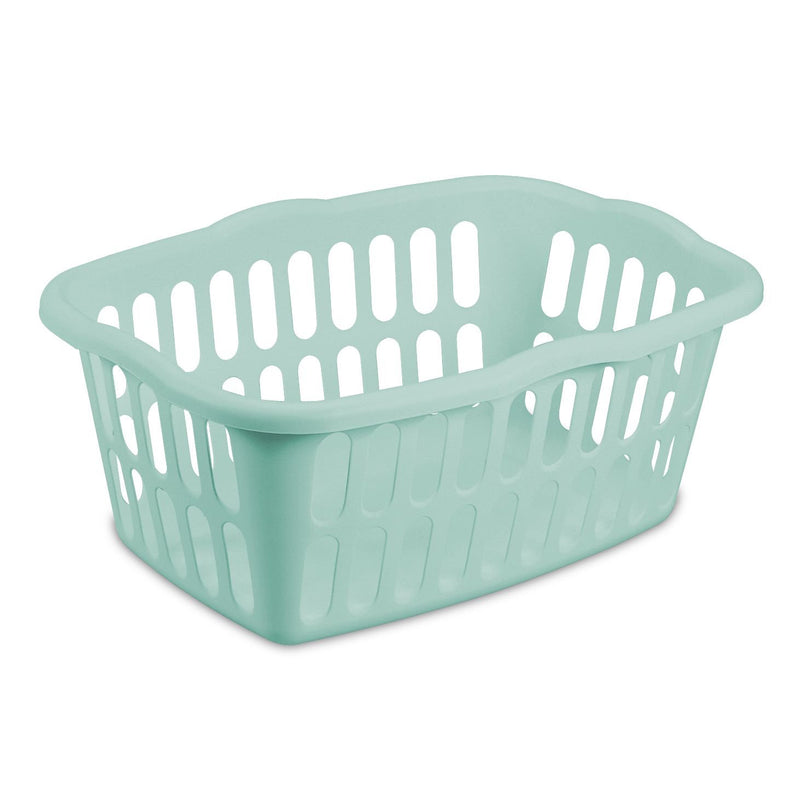 Sterilite 1.5 Bushel Plastic Clothes Laundry Basket Bin, Assorted (48 Pack)