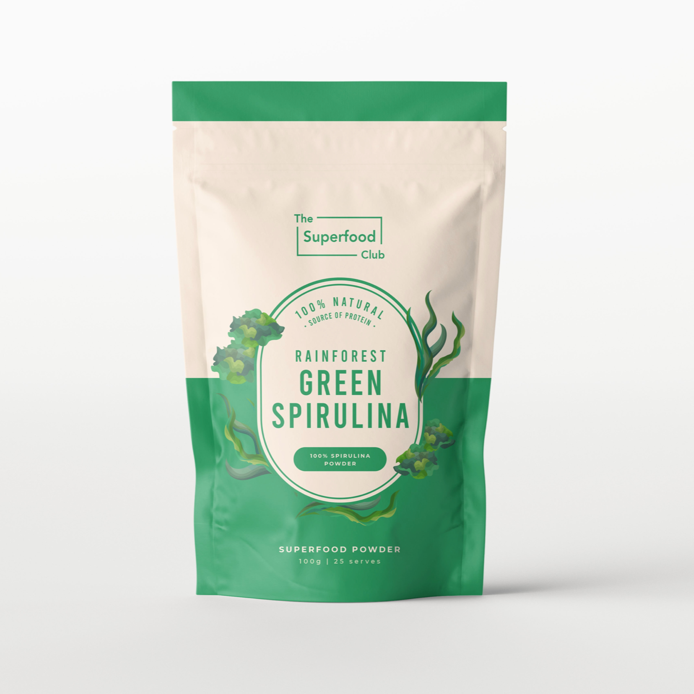 tetraëder prachtig Stationair 100% Natural Green Spirulina Powder | The Superfood Club
