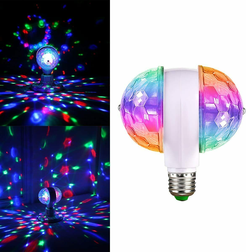 disco ball lamp rgb rotating led