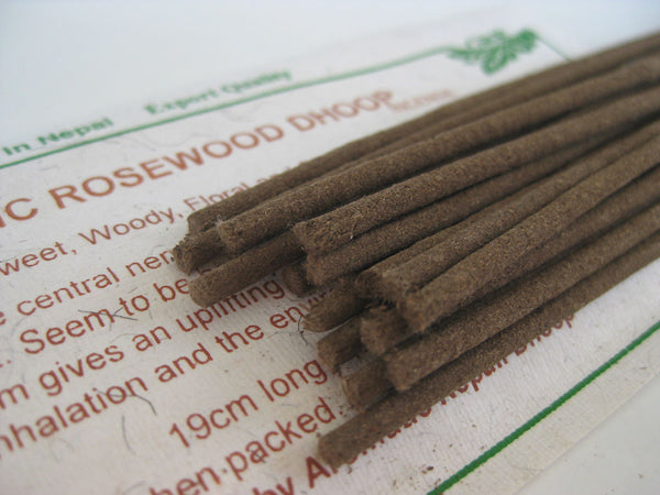 Rosewood Dhoop Incense Sticks For Spicy Sweet And Flowery Tibetanincense