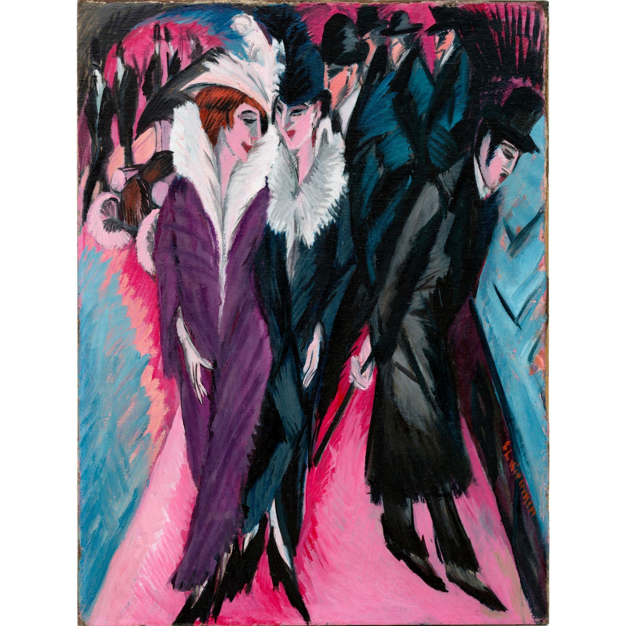 Get Street, Berlin by Ernst Ludwig Kirchner | ReplicArt