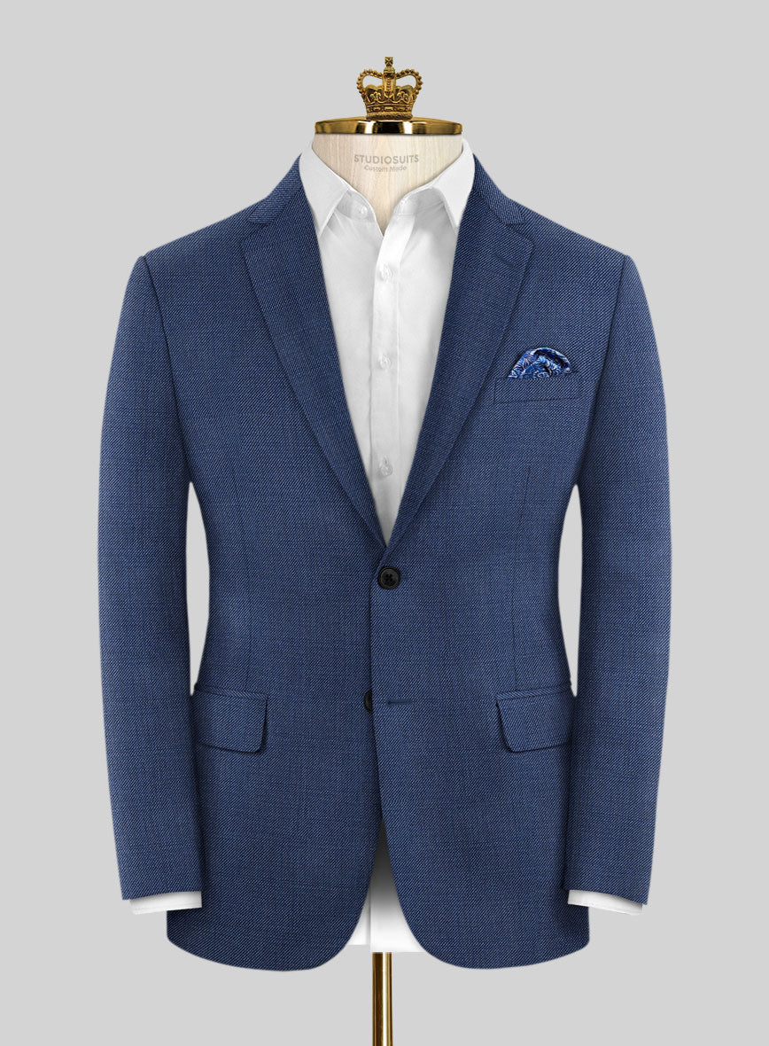 Bristol Light Navy Sharkskin Jacket – StudioSuits