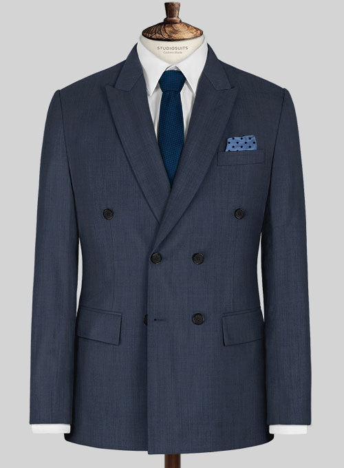 Napolean Highball Blue Wool Jacket – StudioSuits