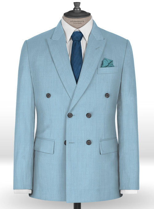 Napolean Taj Blue Wool Jacket – StudioSuits