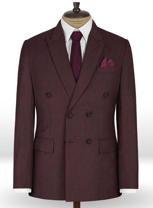 Napolean Wine Wool Jacket – StudioSuits