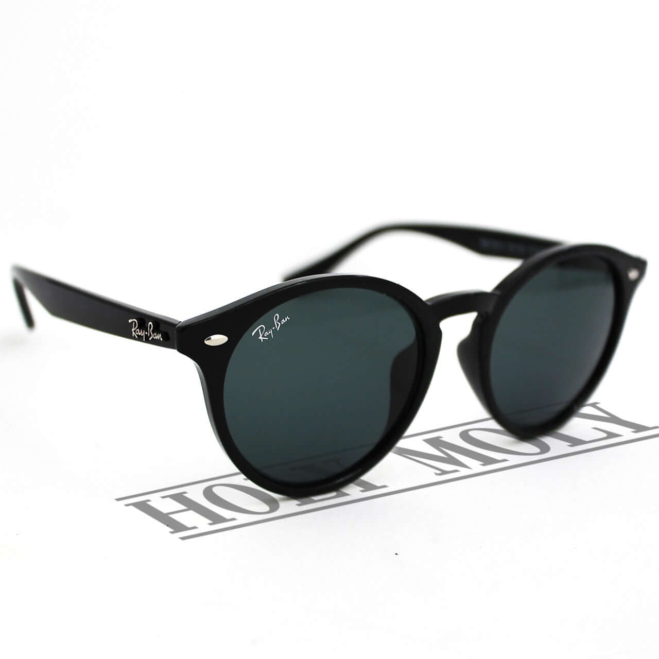 ray ban oval flat lenses polarized