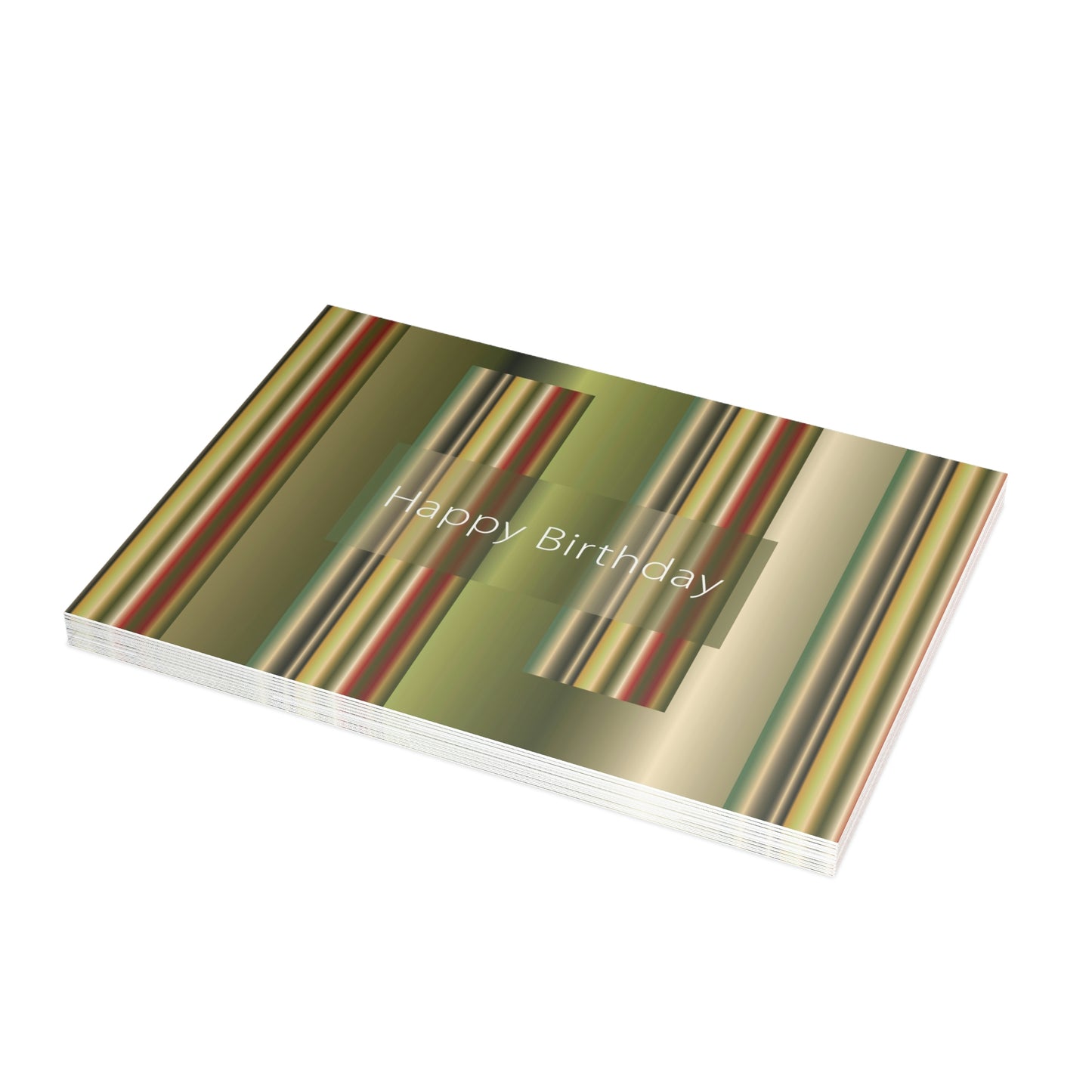 Art Greeting Postcard Horizontal (10, 30, and 50pcs) Happy Birthday - Design No.300