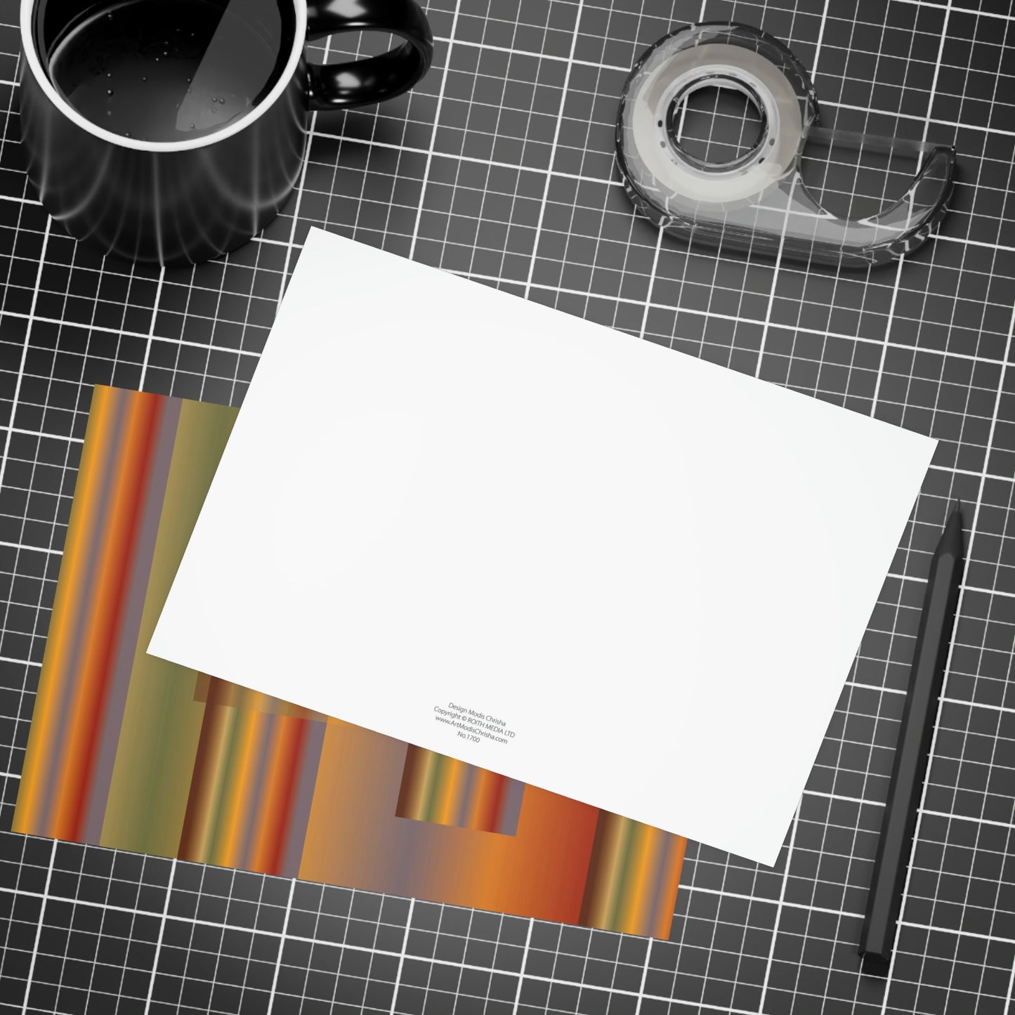 Art Greeting Postcard Horizontal (10, 30, and 50pcs) Stay Motivated - Design No.1700