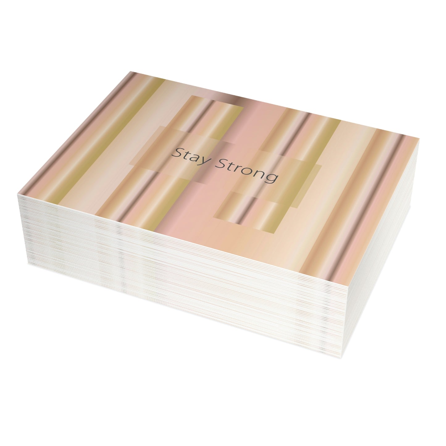 Art Greeting Postcard Horizontal (10, 30, and 50pcs) Stay Strong - Design No.100