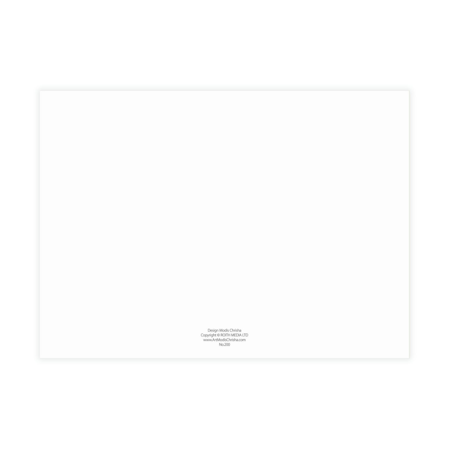 Art Greeting Postcard Horizontal (10, 30, and 50pcs) Stay Motivated - Design No.200