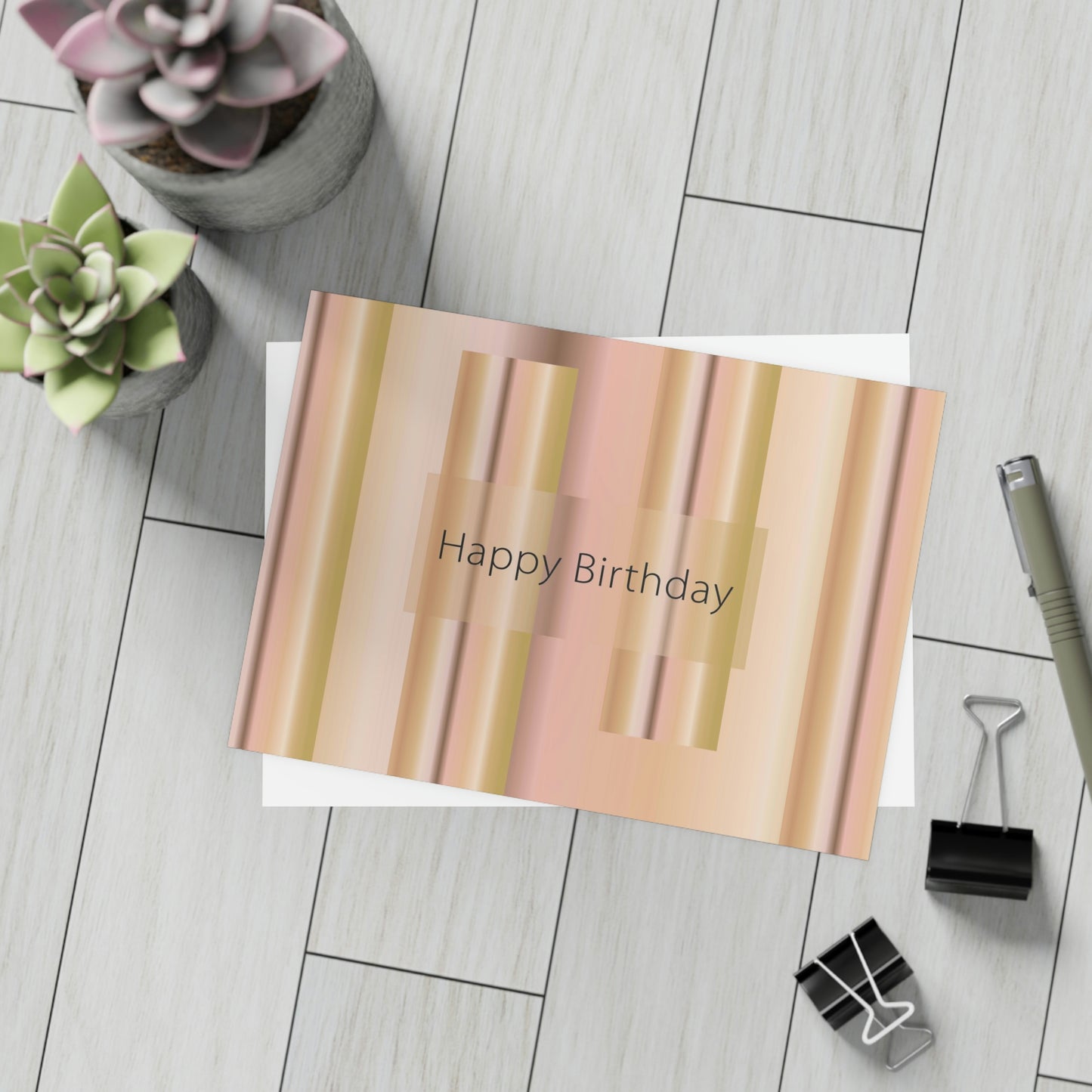 Art Greeting Postcard Horizontal (10, 30, and 50pcs) Happy Birthday - Design No.100