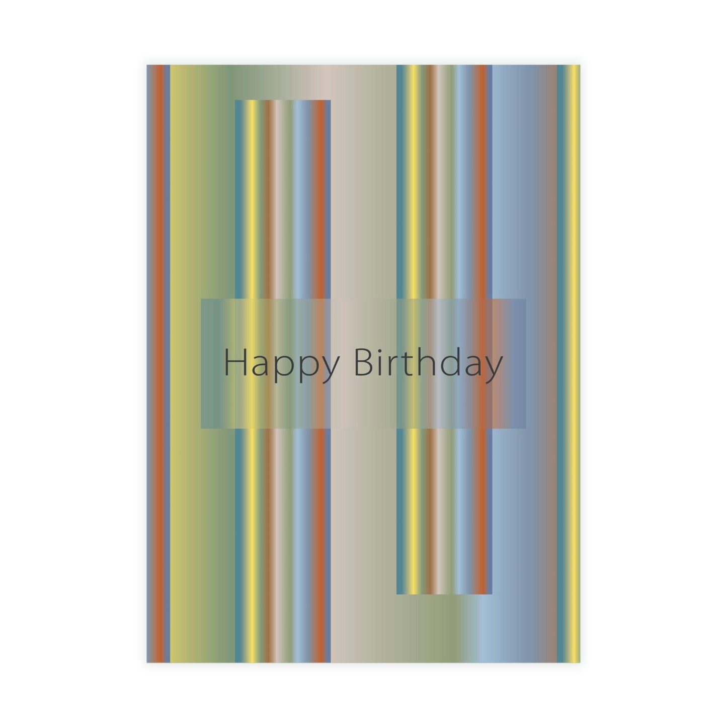 Art Greeting Postcard Vertical (10, 30, and 50pcs) Happy Birthday - Design No.200