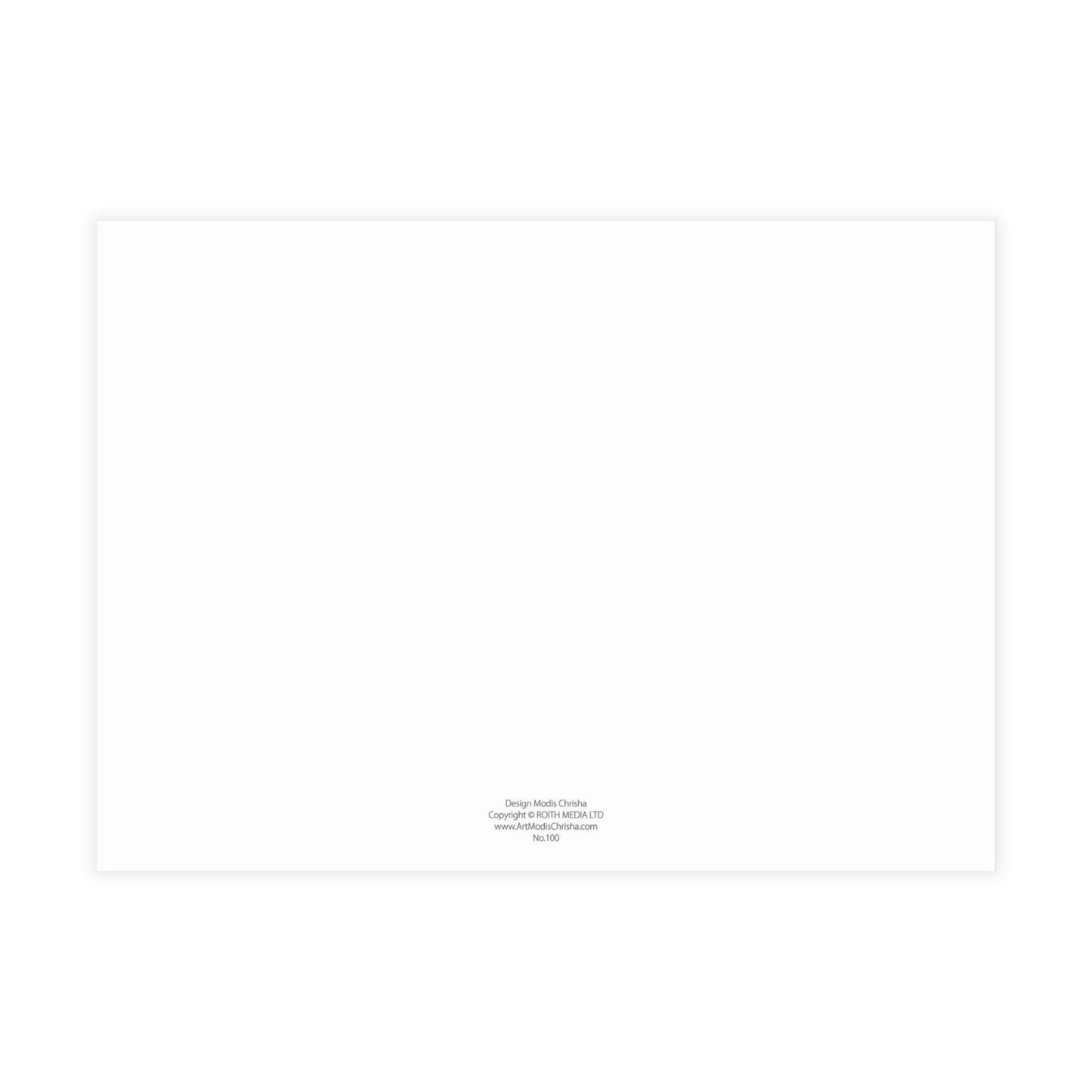 Art Greeting Postcard Horizontal (10, 30, and 50pcs) Stay Motivated - Design No.100