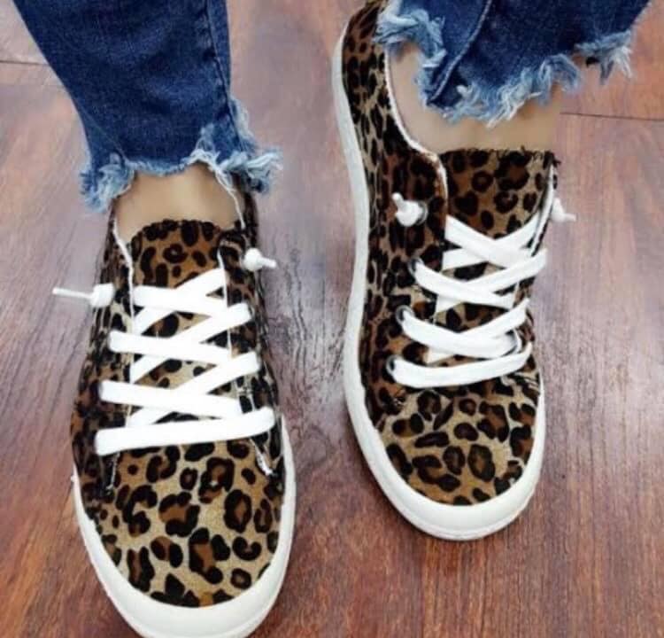 cheetah print sneakers