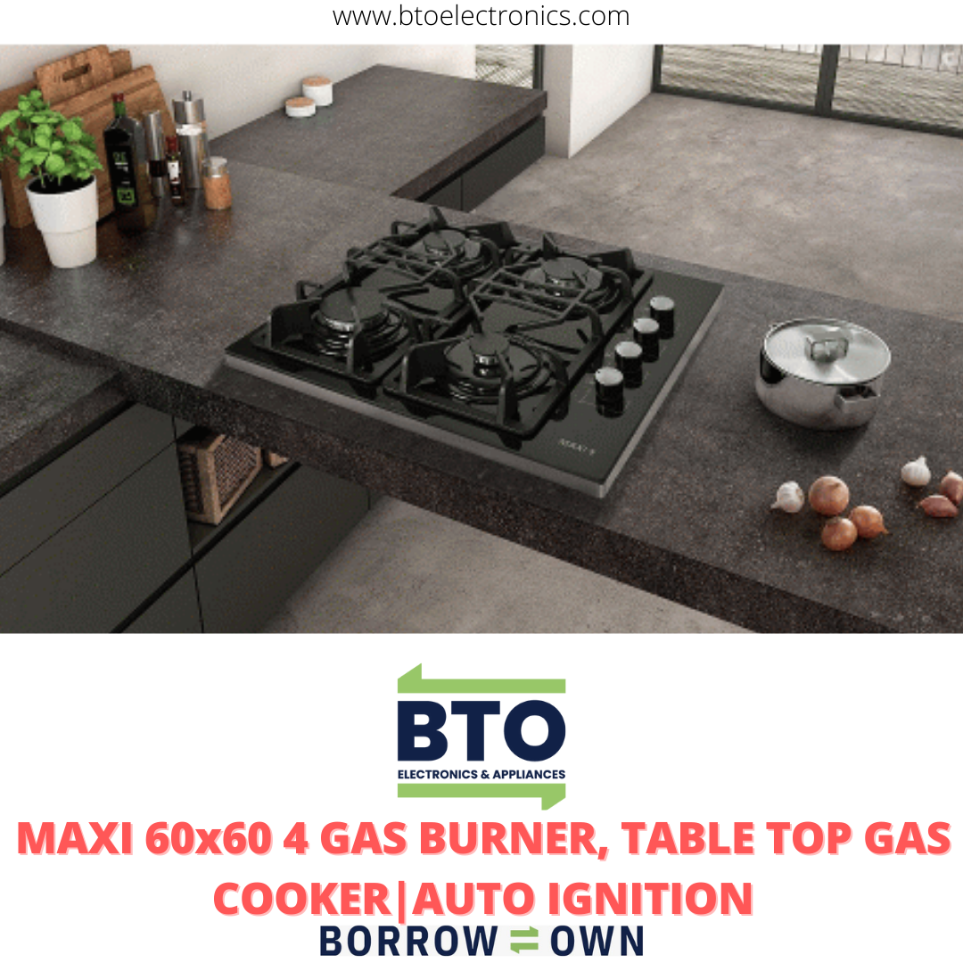 TABLETOP GAS STOVE BURNER WITH RAIHANA'S CUISINES 