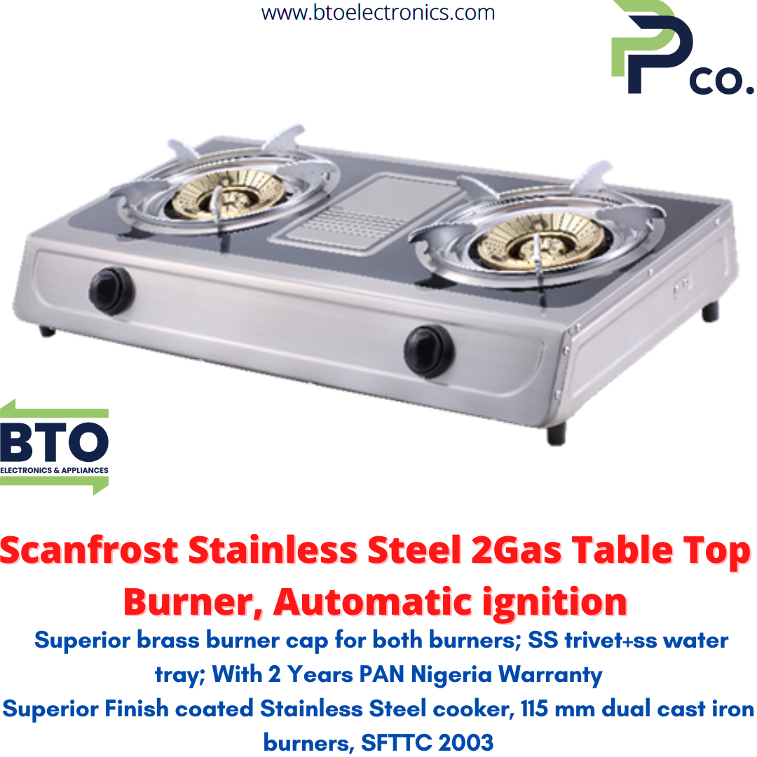 scanfrost table top gas cooker price