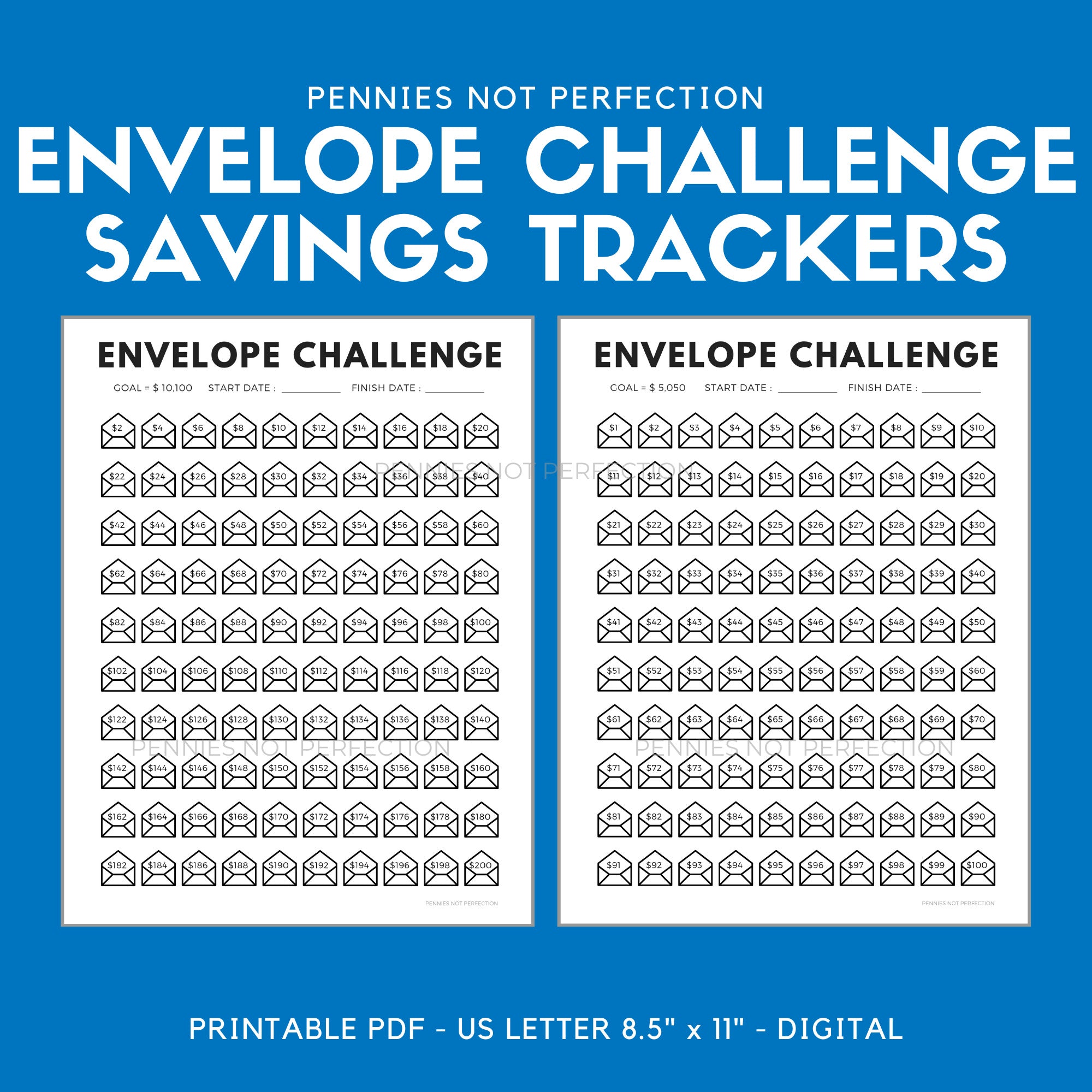 10k-envelope-challenge-10000-savings-tracker-printable-100-day-cash
