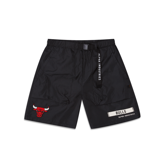 Pro Standard Men's Chicago Bulls Elevated Patch Shorts - Red