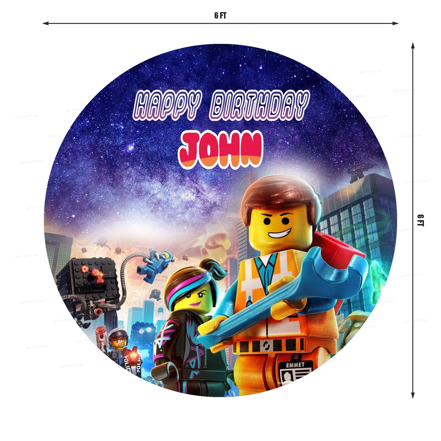 PSI Lego Theme Customized Backdrop