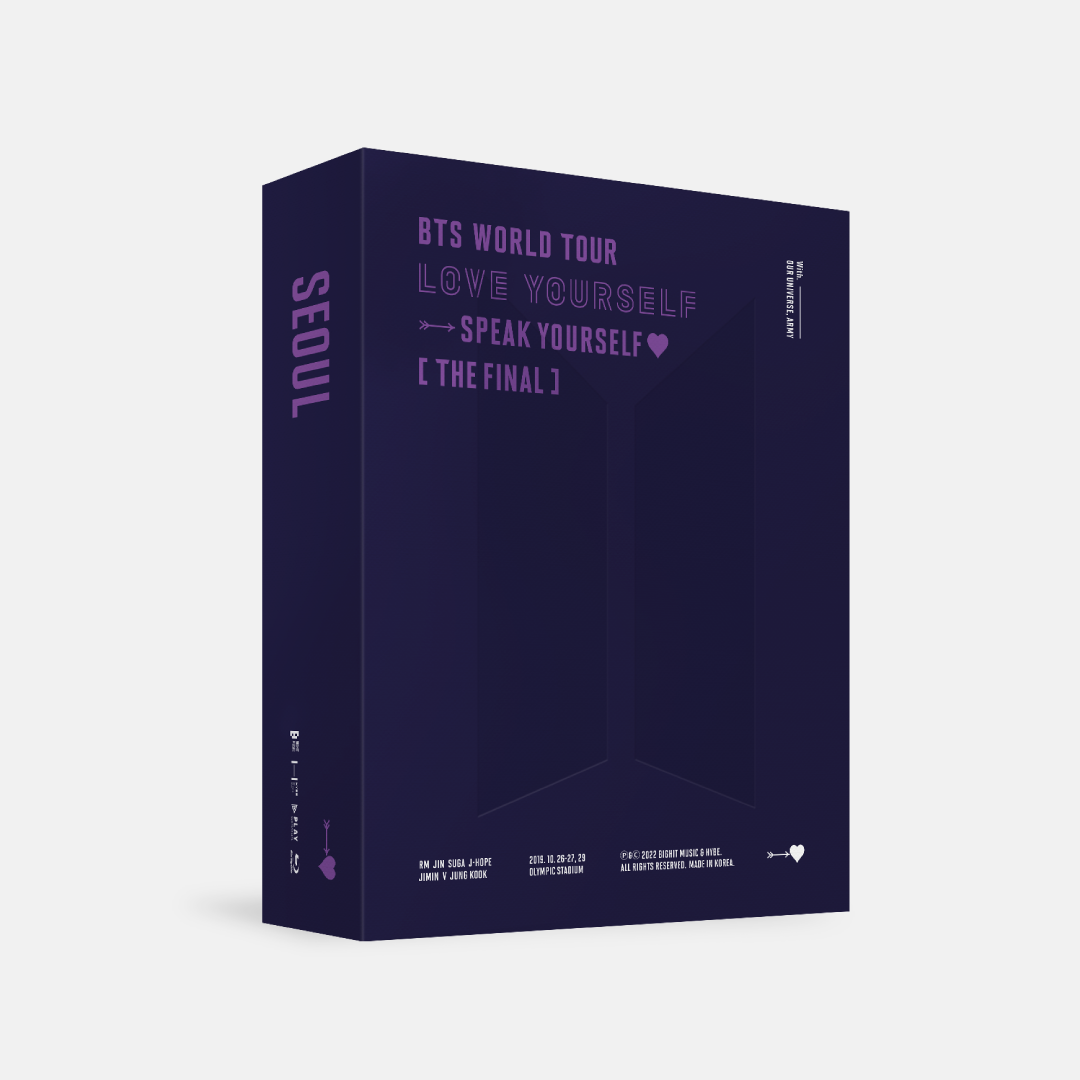 BTS - WORLD TOUR 'LOVE YOURSELF: SPEAK YOURSELF' [THE FINAL] Blu-ray