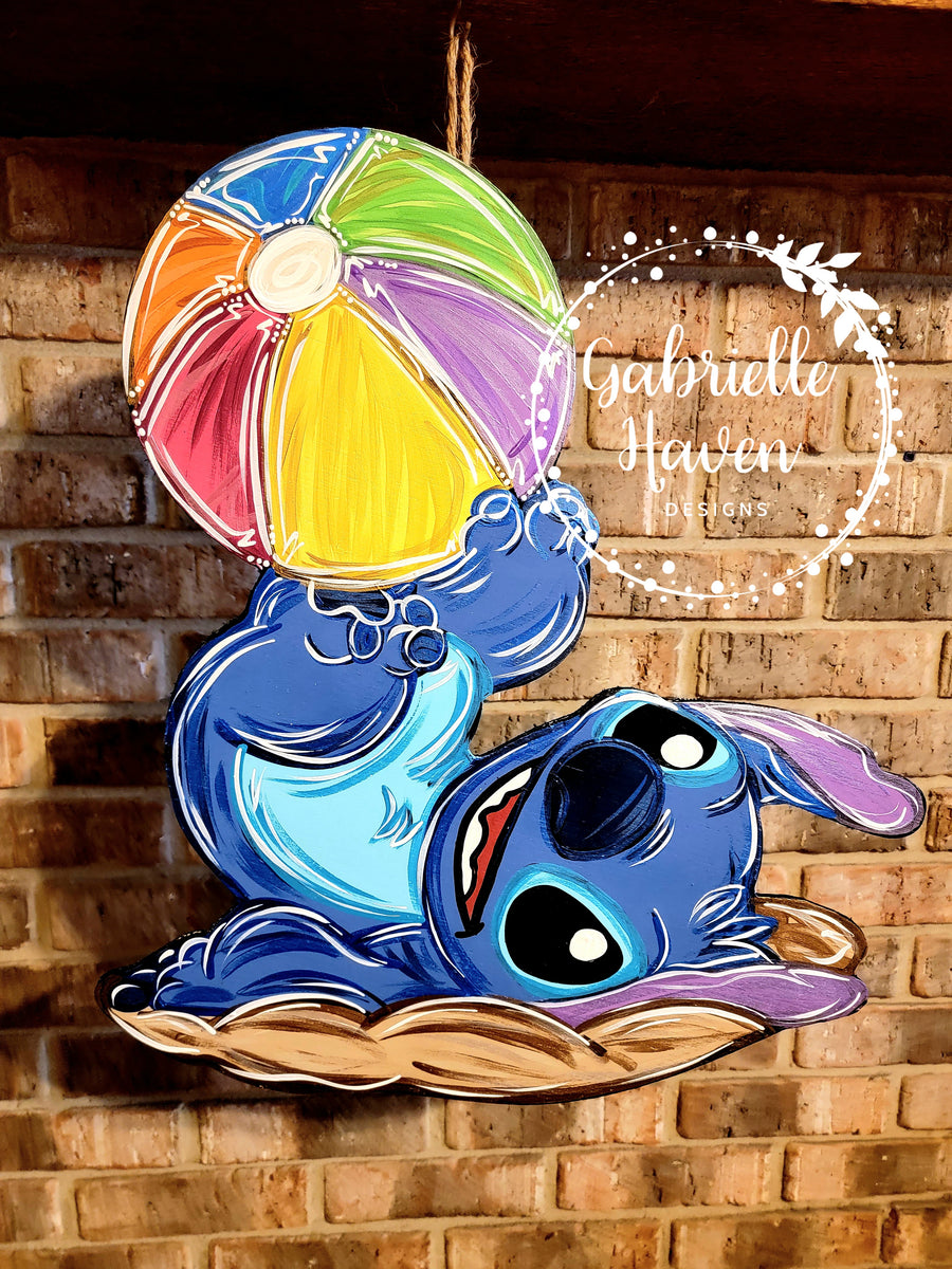 Stitch, Stitch Summer, Stitch Surfboard, Stitch Beach Ball, Beach Ball 