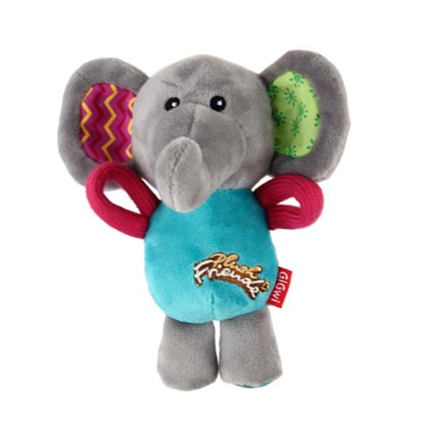 plush elephant dog toy