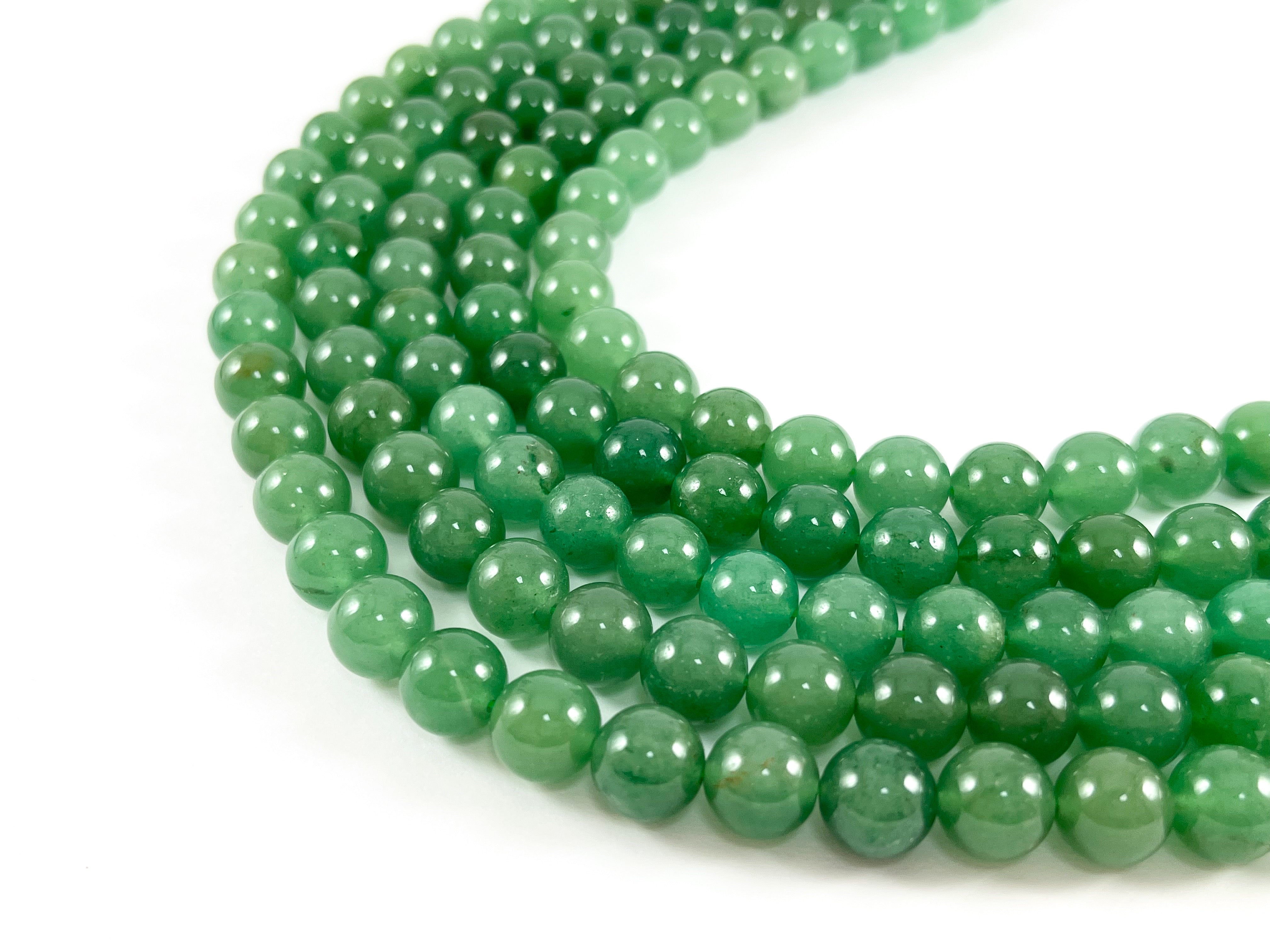 4MM Natural Parsley Bunch Aventurine Gemstone Beads AAA Round Loose Beads 15.5" 