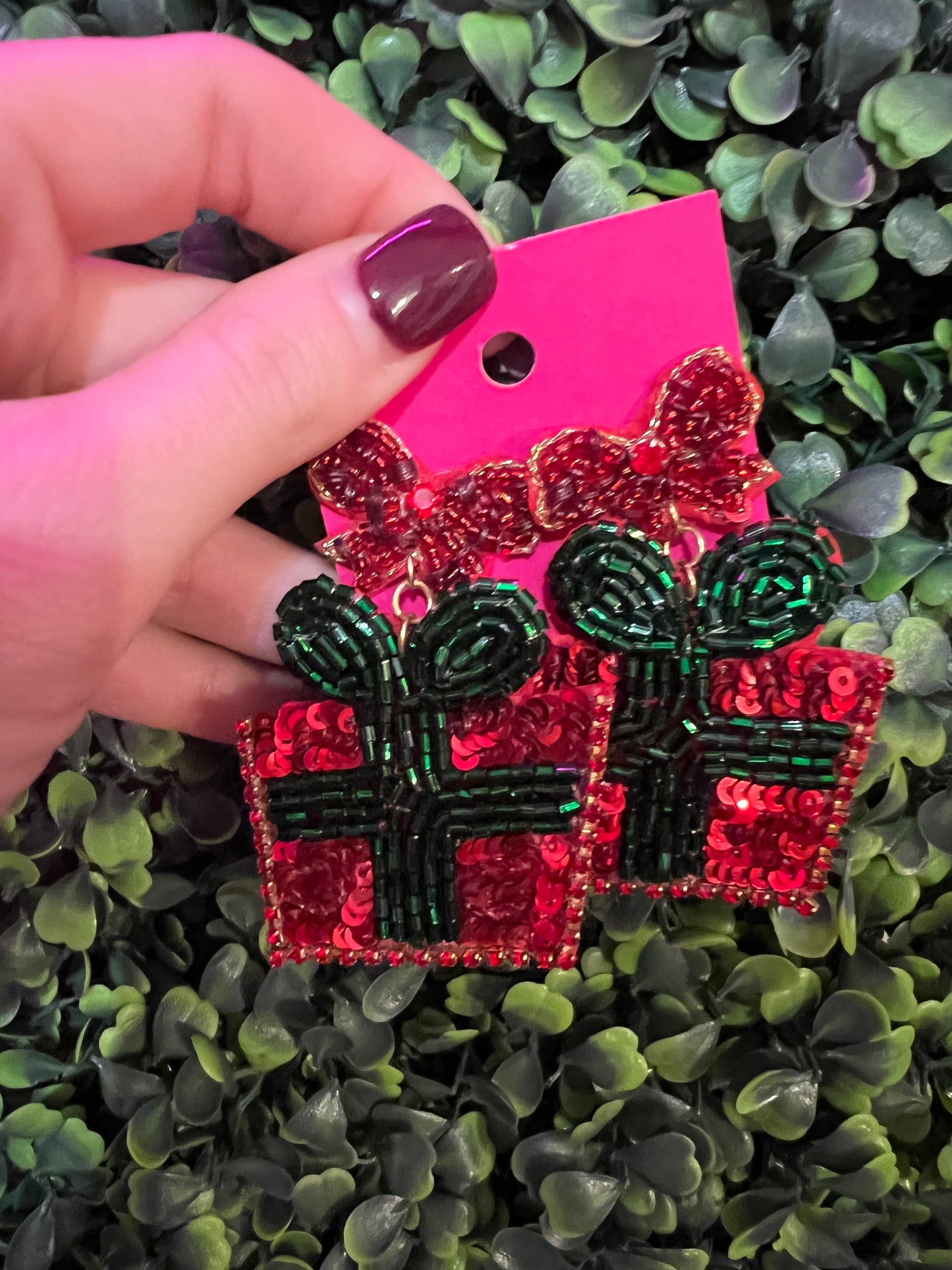Christmas Present Earrings
