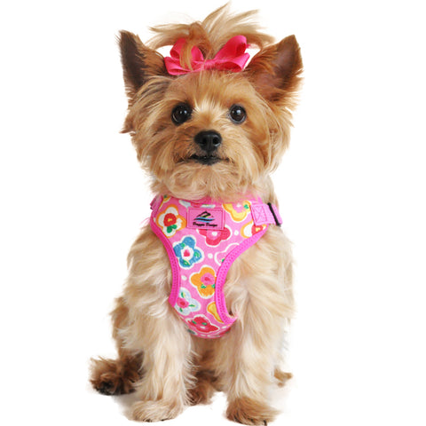 Maui Pink Wrap & Snap Dog Harness
