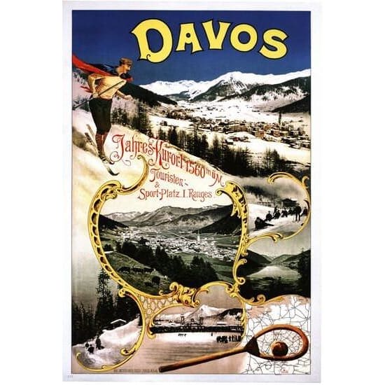 Vintage Swiss Valley de Joux Ski Jumping Poster A3/A2/A1 Print 