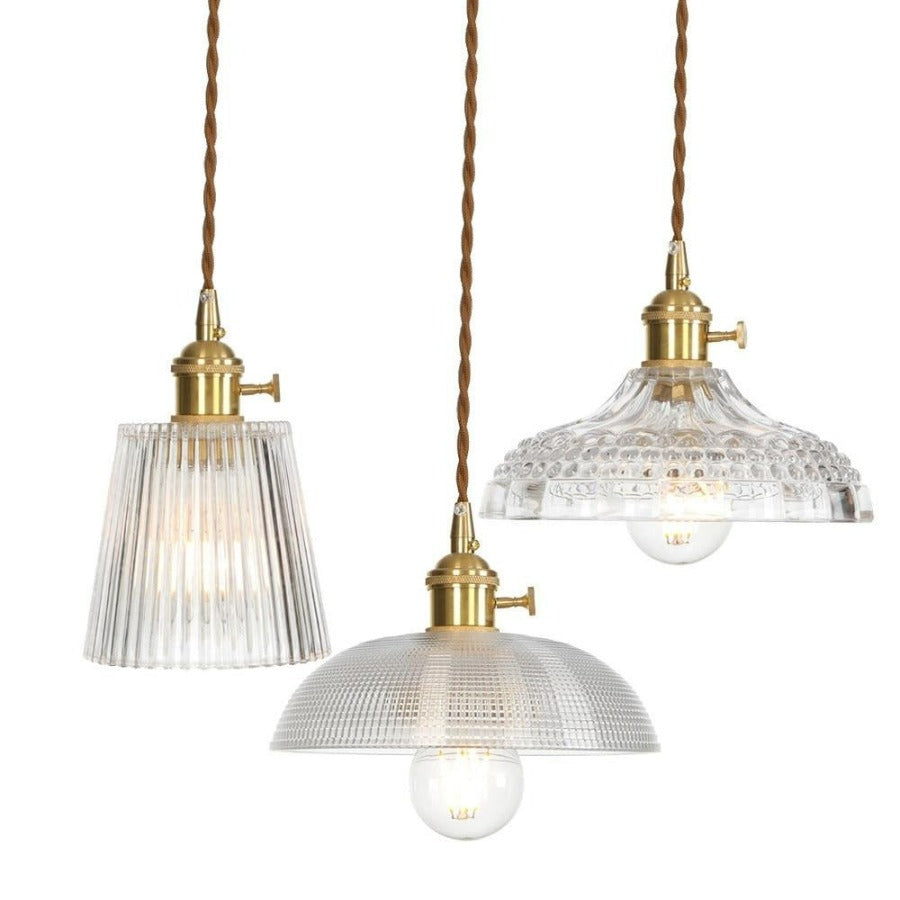 coastal glass pendant lights