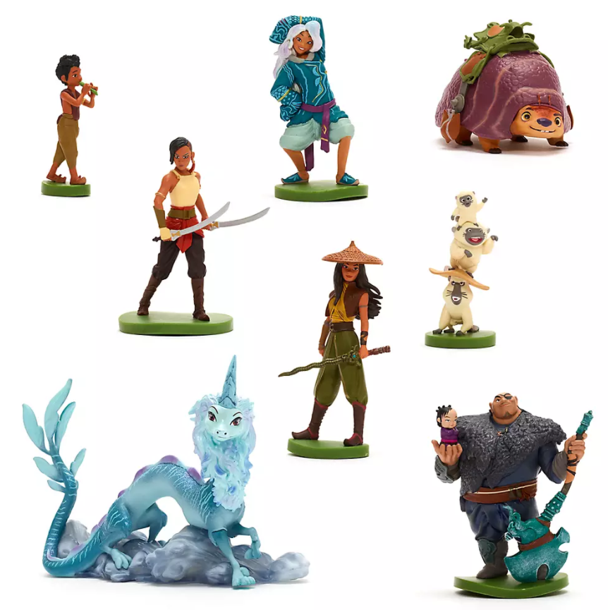 raya and the last dragon figurine set