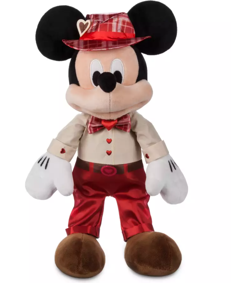 mickey mouse valentine's day plush