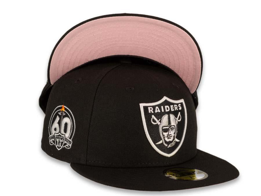 Las Vegas Raiders New Era 2022 Sideline 59FIFTY Fitted Hat - Cream/Black