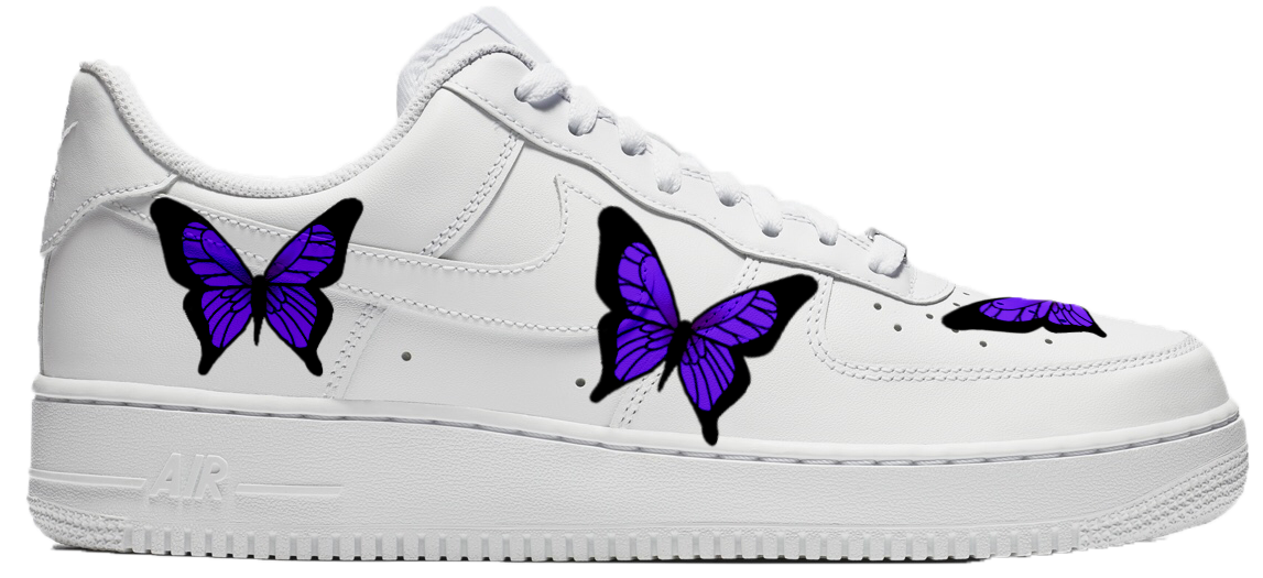 purple butterfly air forces