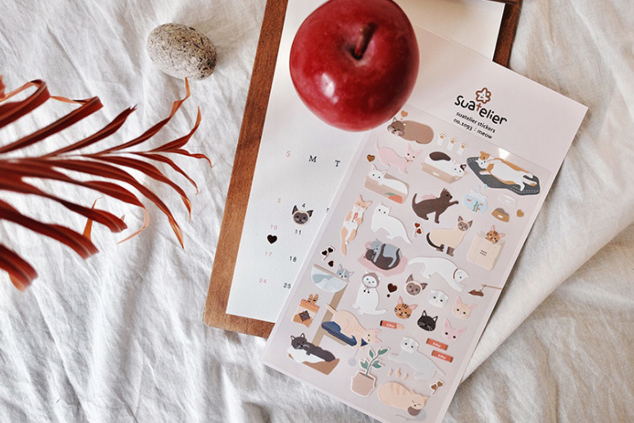 Suatelier Meow Sticker – Midori Gifts