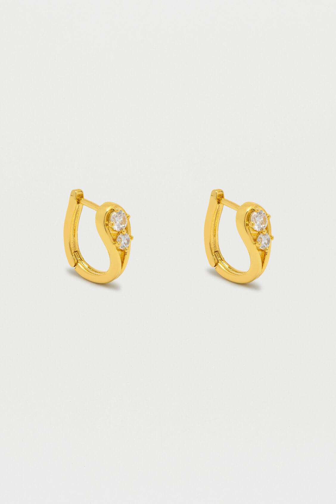 china open hoop huggie earrings supplier