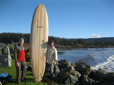10'10" Clearwood Checto Wood Surfboard Kit