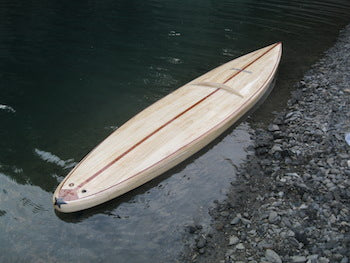 12'6" Clearwood Umpqua Wood Surfboard Kit