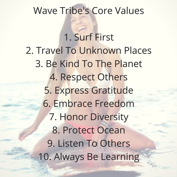 Wave Tribe's Core Values